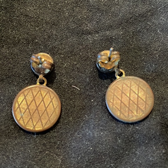 Hand made Portuguese Carved Earrings - Picture 2 of 5